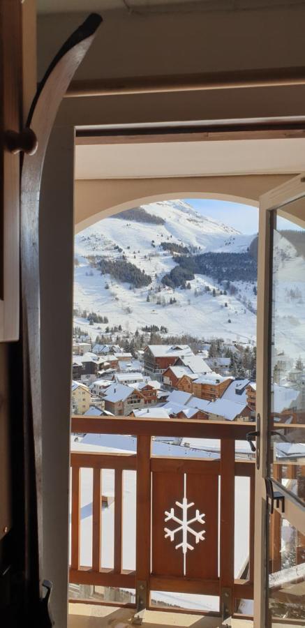 Studio Alpheratz Forest - 1 A 3 Pers - Wifi, Balcon, Vue Piste Et Glacier Muzelle, Calme, Proche Commerces Et Pistes- Tsc Super Venosc A 80M لو دوز آلب المظهر الخارجي الصورة