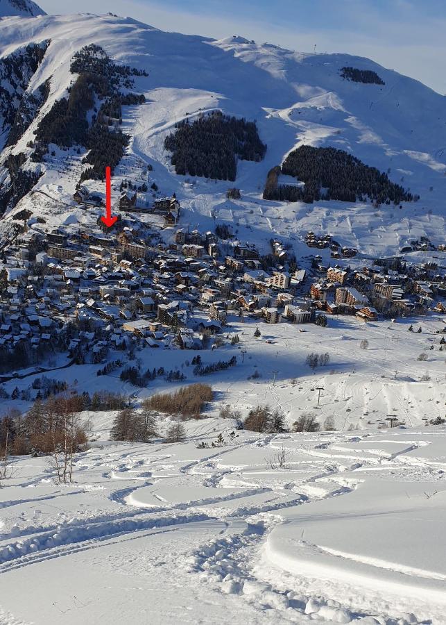 Studio Alpheratz Forest - 1 A 3 Pers - Wifi, Balcon, Vue Piste Et Glacier Muzelle, Calme, Proche Commerces Et Pistes- Tsc Super Venosc A 80M لو دوز آلب المظهر الخارجي الصورة